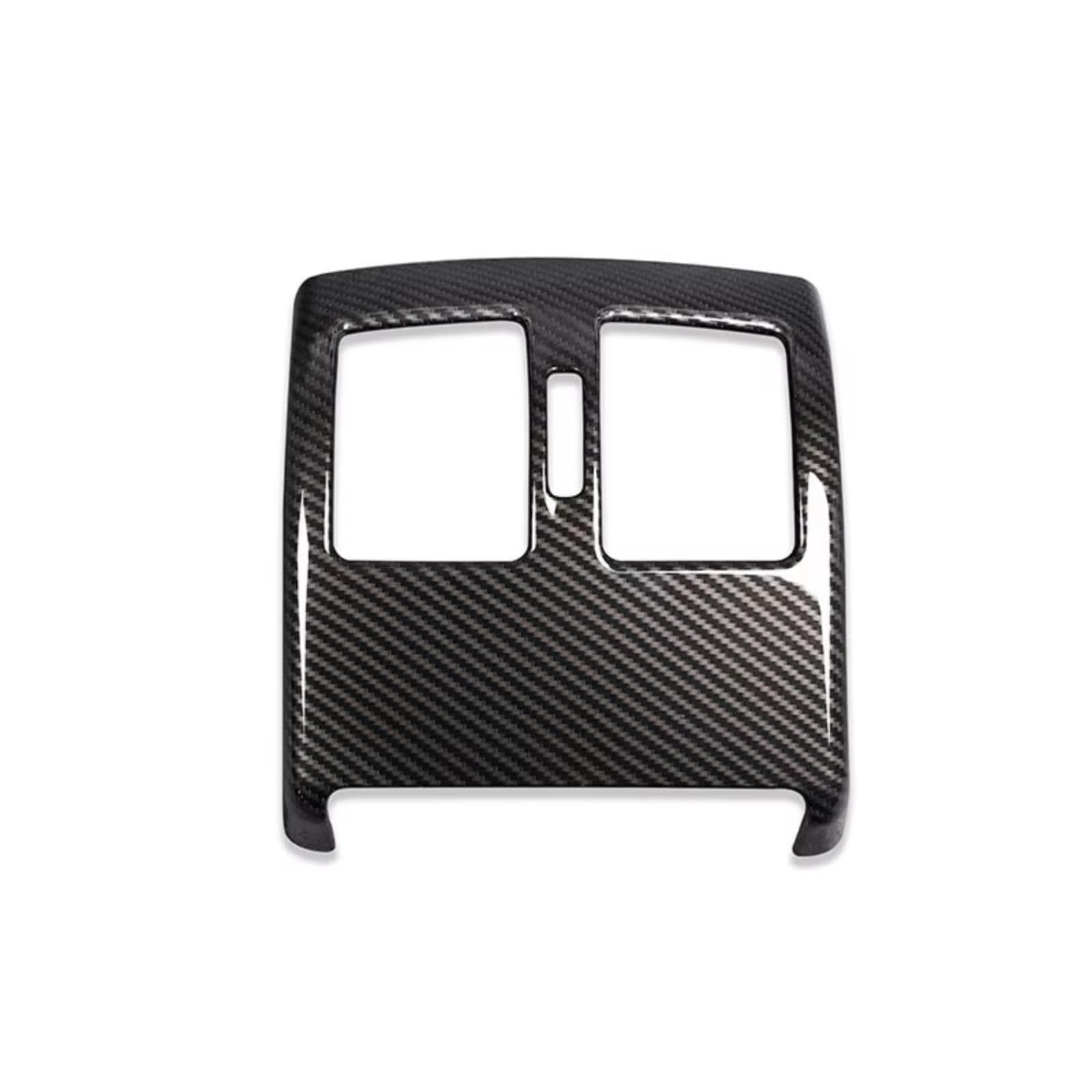 Auto AC Vent Cover Kompatibel Mit Benz Für C Class W204 2008 2009 2010 2011 2012 2013, Auto-Luftauslassverkleidung, Hintere Klimaanlage, Luftauslass-Entlüftungsabdeckung von CLWYWUL