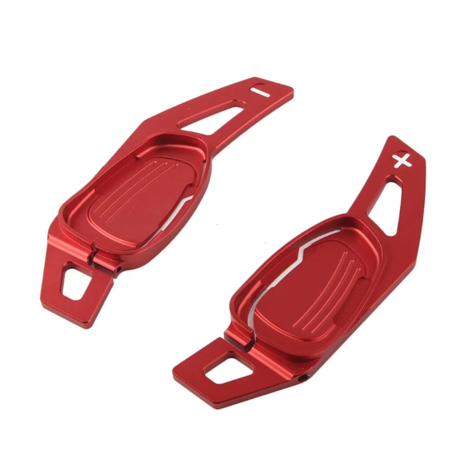 Auto Schaltwippen Kompatibel Mit A5 S3 S5 S6 SQ5 RS3 RS6 RS7 Aluminium-Autoschaltwippen Auto-Schalthebel Lenkrad-Schaltwippenverlängerung(Red) von CLWYWUL