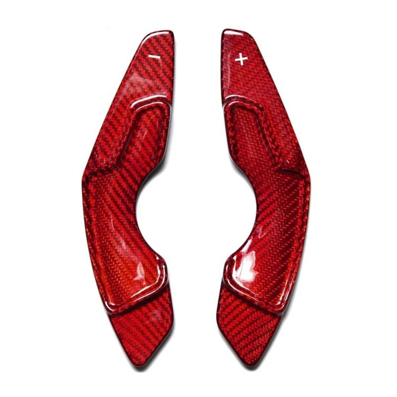 Auto Schaltwippen Kompatibel Mit Lexus Für is 2013 2014 2015 2016 2017 Auto-Schaltwippen Carbonfaser-Schaltwippen Lenkrad-Schaltwippe(Fiberglass Red) von CLWYWUL