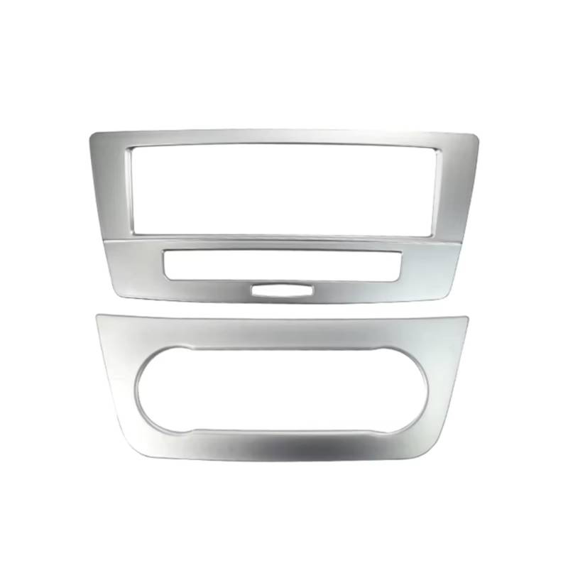 CLWYWUL Auto AC Vent Cover Kompatibel Mit Benz Für GL GLS Autozubehör AC Vent Trim Cover Armlehne Hinten Klimaanlage Outlet Vent Cover(A Model Silver) von CLWYWUL