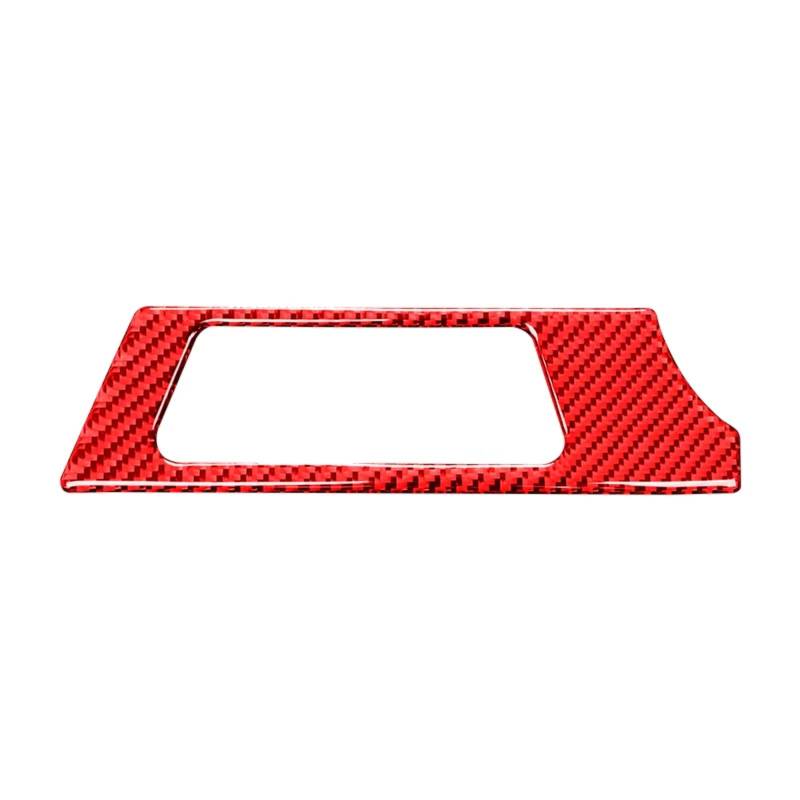 CLWYWUL Auto AC Vent Cover Kompatibel Mit Für 3 Series E90 E92 E93 2005 2006 2007 2008 2009 2010 2011 2012 Auto-Fahrersitz-Klimaanlage-Auslass-Zieraufkleber(Red) von CLWYWUL