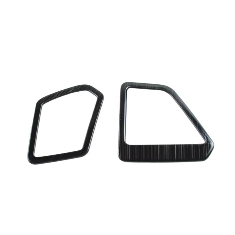 CLWYWUL Auto AC Vent Cover Kompatibel Mit Für 3 Series G20 G28 2020 LHD Autozubehör Armaturenbrett Klimaanlage Lüftungsrahmen Dekoration Abdeckung Trim(Black) von CLWYWUL