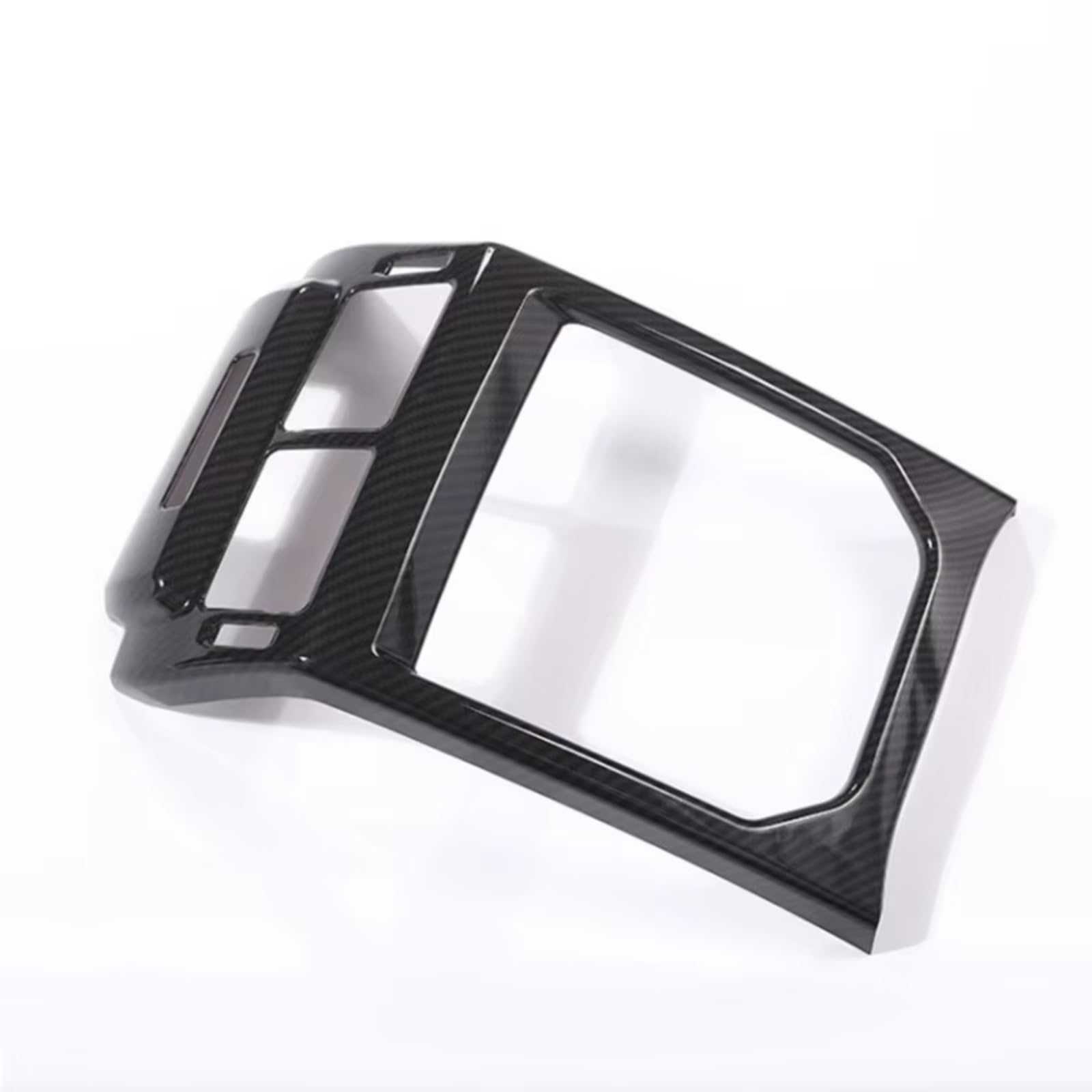 CLWYWUL Auto AC Vent Cover Kompatibel Mit Land Für Rover Für Range Für Rover Für Evoque 2014 2015 2016 2017 2018 Auto-Heckklimaanlagen-Entlüftungsauslass-Zierrahmen-Abdeckungsaufkleber(Black) von CLWYWUL