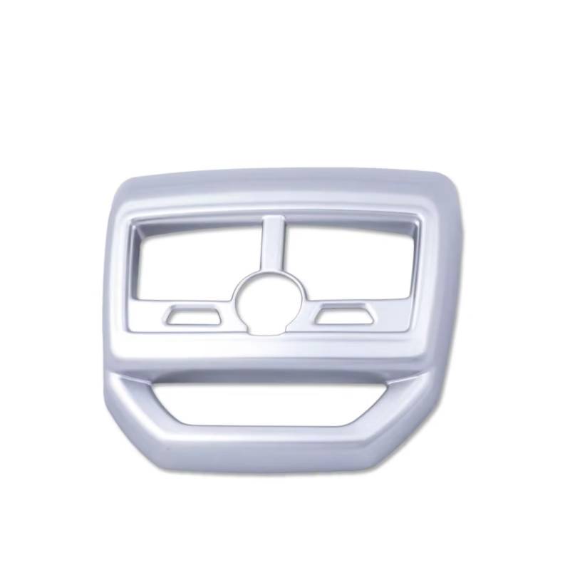 CLWYWUL Auto AC Vent Cover Kompatibel Mit Peugeot Für 3008 5008 GT 2016 2017 2018 2019 2020 2021 2022 2023 Auto-Heckklimaanlagen-Entlüftungsauslass-Abdeckungs-Ordnungsaufkleber(A Silver) von CLWYWUL