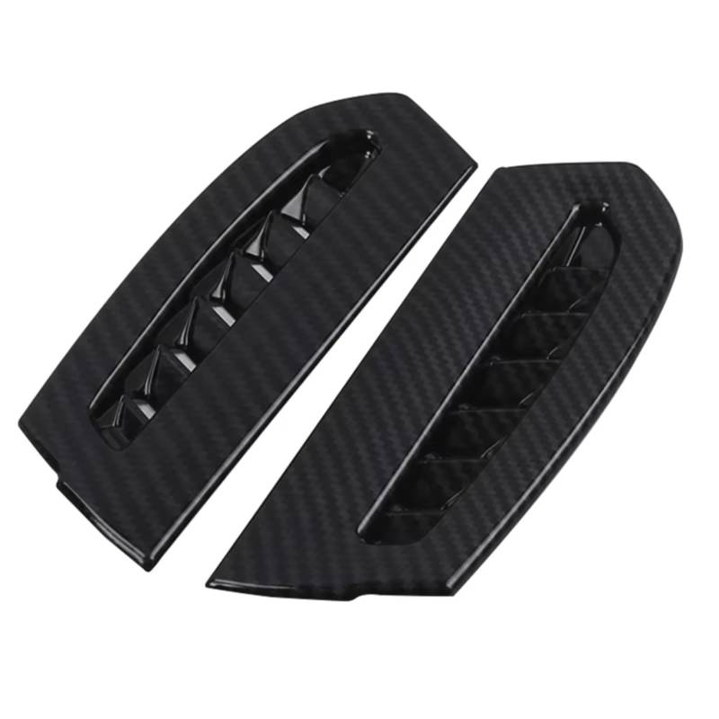 CLWYWUL Auto AC Vent Cover Kompatibel Mit Toyota Für Camry XV70 2018 2019 2020 2021 2022 2023 Auto-Mittelkonsole, Klimaanlage, Entlüftungsauslassabdeckung.(Carbon Fiber Color) von CLWYWUL