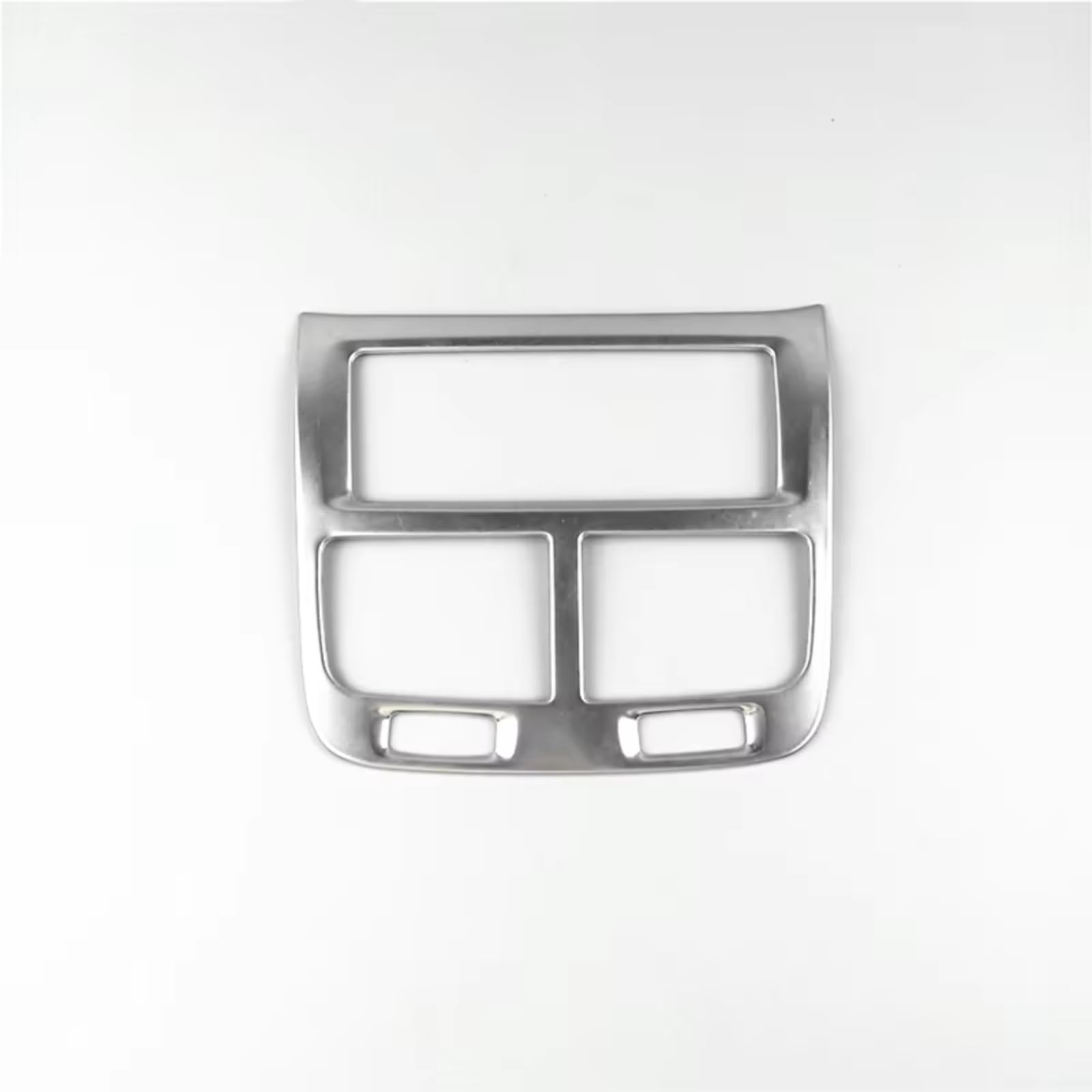 CLWYWUL Auto AC Vent Cover Kompatibel Mit Volvo Für XC60 2018 2019 2020 2021. Auto-Styling-Innenraum-Hinterklimaanlage-Auslassrahmen-Dekorationsabdeckungs-Ordnung(Silver) von CLWYWUL