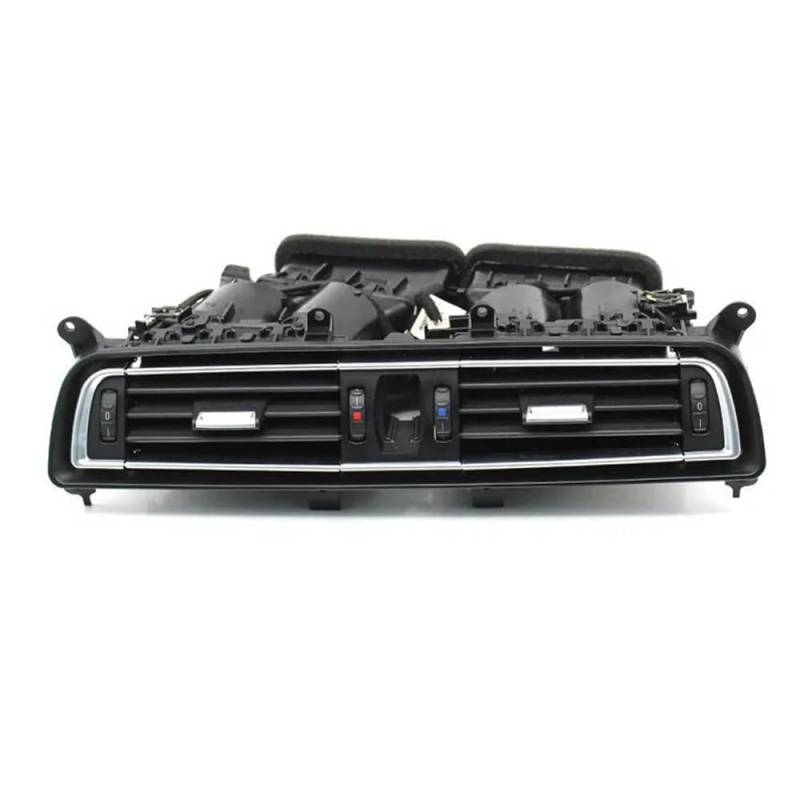 CLWYWUL Klimaanlage Front Air Grille Kompatibel Mit Für F01 F02 F04 730 735 740 2009 2010 2011 2012 2013 2014 RHD Auto-Armaturenbrett-Klimaanlage-Auslassrahmen Autozubehör(RHD Middle) von CLWYWUL