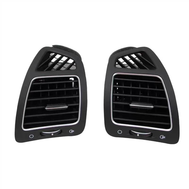 CLWYWUL Klimaanlage Front Air Grille Kompatibel Mit K&ia Für Sorento 2013 2014 2015 Autoklimaanlage Auslass Zentralentlüftungsrahmen Auto Armaturenbrett Klimaanlage Auslassrahmen(Left Right Outside) von CLWYWUL