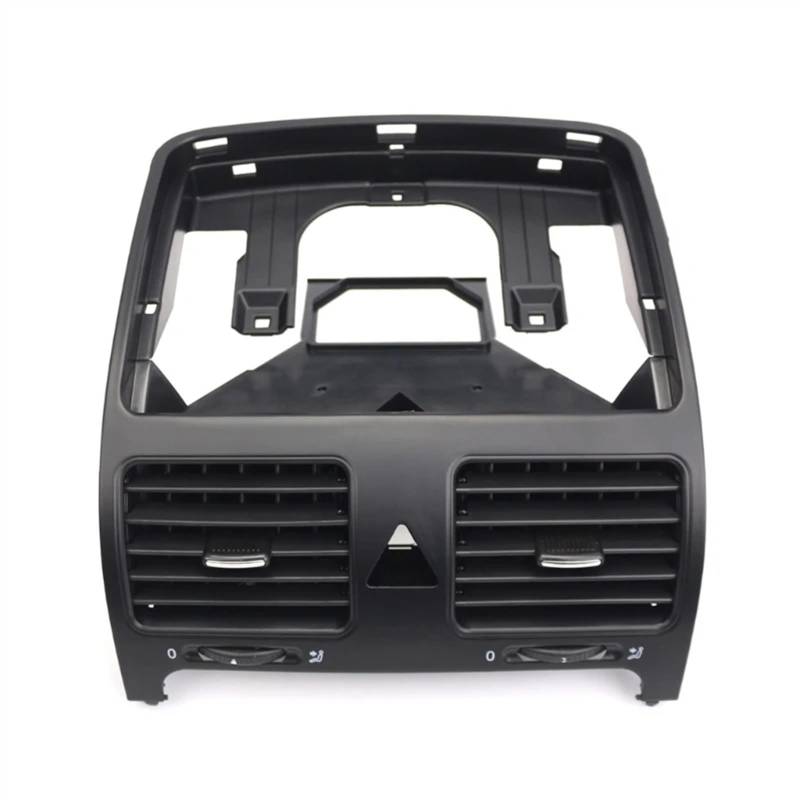 CLWYWUL Klimaanlage Front Air Grille Kompatibel Mit VW Für Golf Für GTI Mk5 2004 2005 2006 2007 2008 2009 1K0819728 Auto-Armaturenbrett-Klimaanlagenentlüftung Auto-Luftauslassrahmen von CLWYWUL