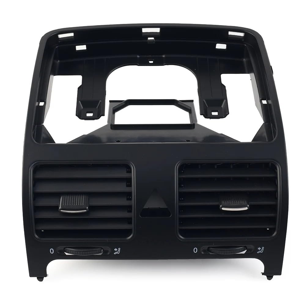 CLWYWUL Klimaanlage Front Air Grille Kompatibel Mit VW Für Golf Mk5 2004–2009 Für Rabbit 2006–2009 1K0819728 Auto-Armaturenbrett-Klimaanlagenauslassrahmen Auto-Luftauslassrahmen von CLWYWUL