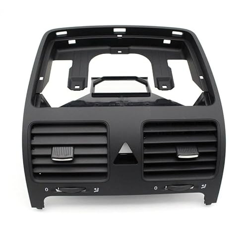 CLWYWUL Klimaanlage Front Air Grille Kompatibel Mit VW Für J&etta Mk5 2006–2011 Für Rabbit 2006–2009 1K0819728E Auto-Armaturenbrett Klimaanlage Luftauslassrahmen Autozubehör(Center A) von CLWYWUL