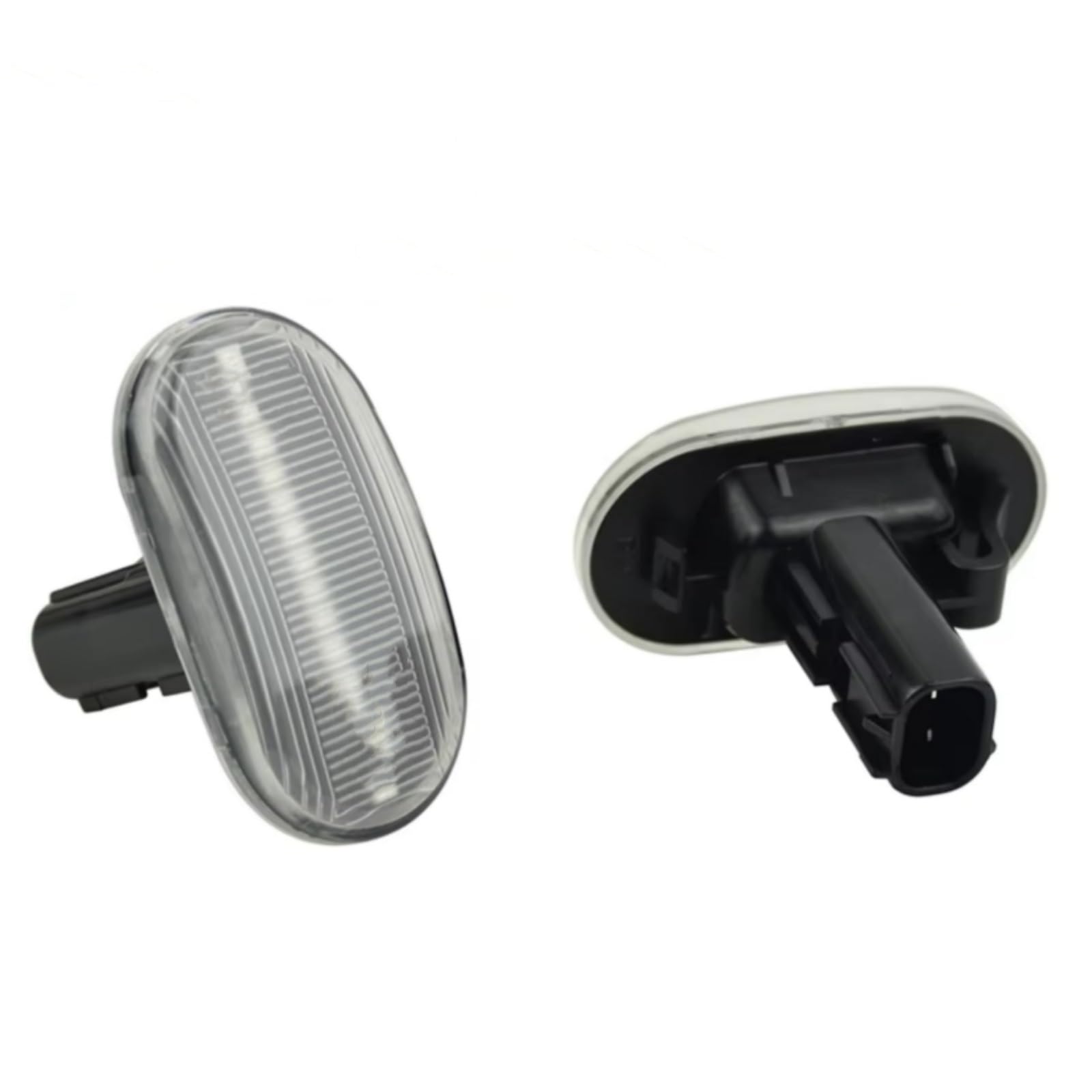 CLWYWUL Logo-Licht Kompatibel Mit Mazda Für Off-Road Für JM23W 2005–2012 Für Spiano Für HF21S ​​2005–2008. Helles Blinkerlicht, Blinkende Seiten-Repeater-Lampe(White) von CLWYWUL