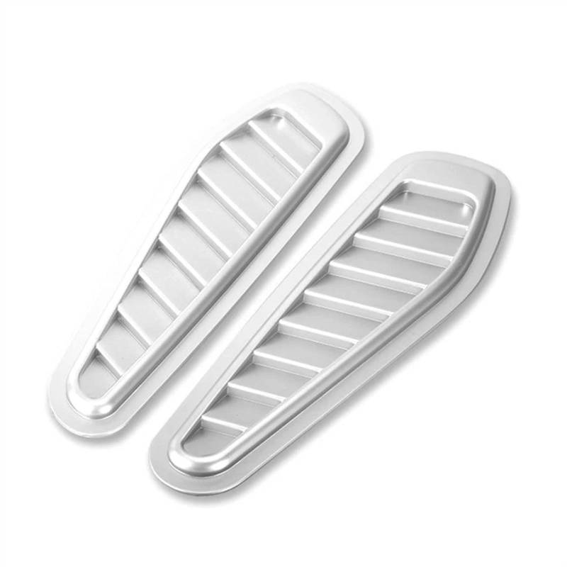 CLWYWUL Lufthutze für Auto 2 Stücke Universal Air Flow Kotflügel Seite Haube Vent Aufkleber Seite Air Mudguard Vent Abdeckung Seite Vent Auto Haube Auto Modifizierte Teile(3) von CLWYWUL