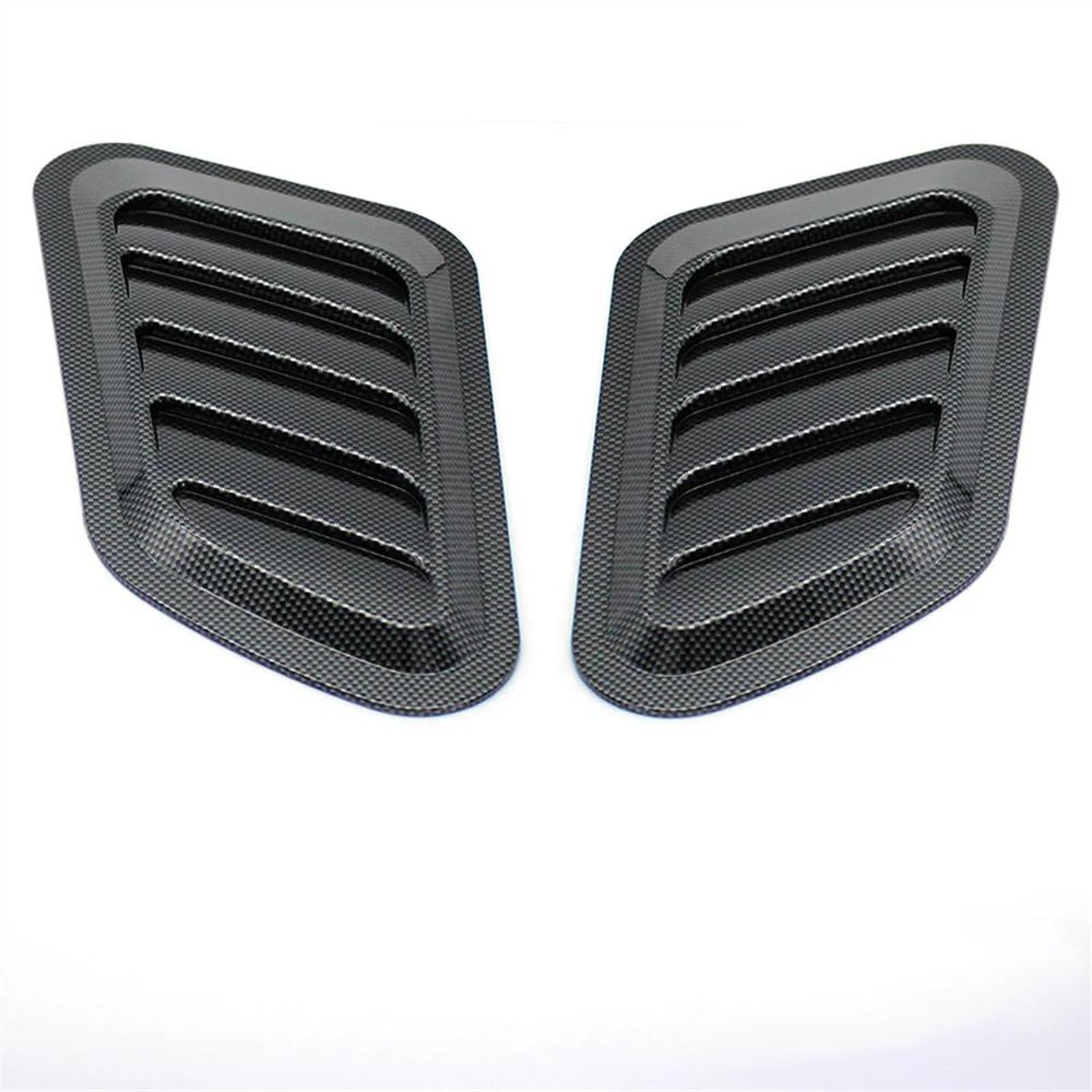 CLWYWUL Lufthutze für Auto 2PCS Universal Haube Vent Lufteinlass Abdeckung Bonnet Vents Air Intake Turbine Motor Abdeckung Turbo Motorhaube Auto Modifizierte Teile(A2) von CLWYWUL