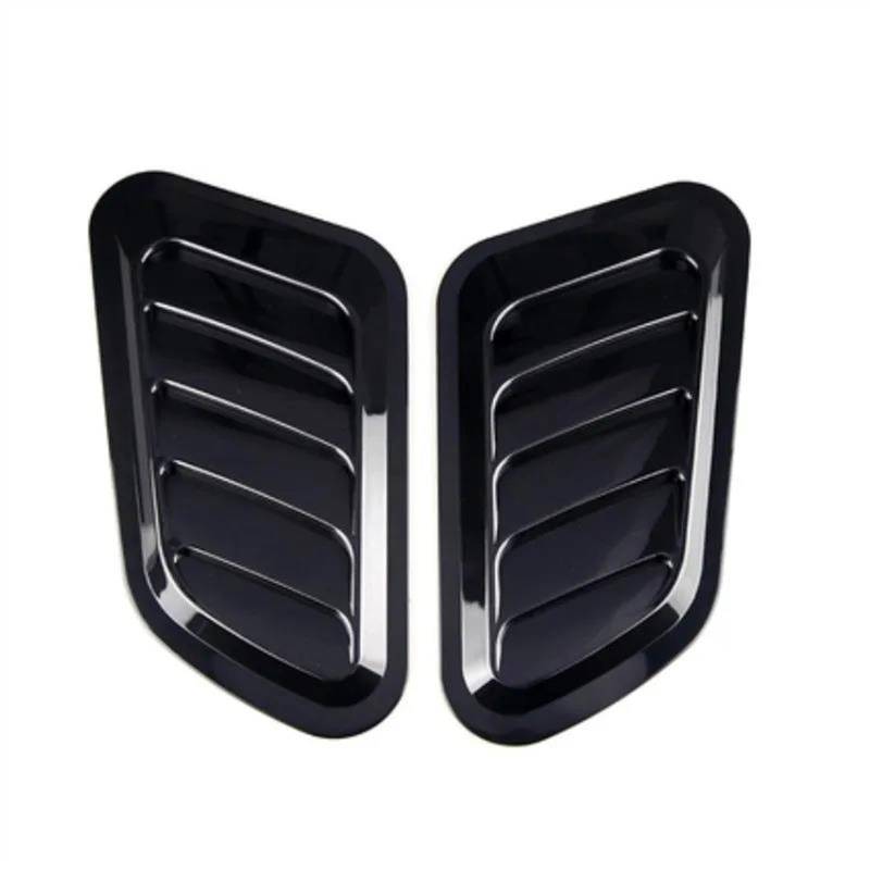 CLWYWUL Lufthutze für Auto 2Pcs Universal Motorhaube Scoop Auto Air Flow Intake Hood Scoop Vent Motorhaube Abdeckung Lufteinlass Turbine Motor Abdeckung Auto Außen(2) von CLWYWUL