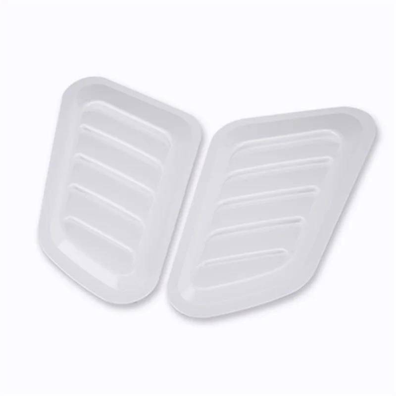 CLWYWUL Lufthutze für Auto 2Pcs Universal Motorhaube Scoop Auto Air Flow Intake Hood Scoop Vent Motorhaube Abdeckung Lufteinlass Turbine Motor Abdeckung Auto Außen(4) von CLWYWUL