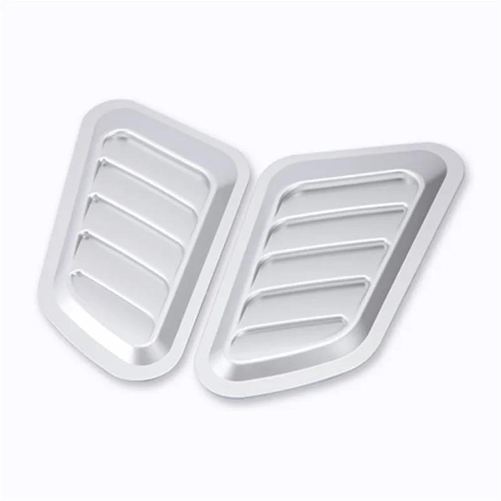 CLWYWUL Lufthutze für Auto 2Pcs Universal Motorhaube Scoop Auto Air Flow Intake Hood Scoop Vent Motorhaube Abdeckung Lufteinlass Turbine Motor Abdeckung Auto Außen(color1) von CLWYWUL