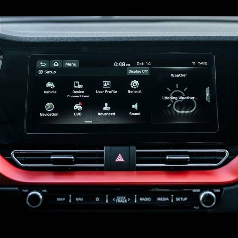 CLWYWUL Navigation AR Schutzfolie 10,25 Zoll Kompatibel Mit K&ia Für NIRO 2020 2021, Auto-Navigations-Displayschutz, Auto-Innenraum, Gehärtetes Glas, Innen-Autoteile von CLWYWUL