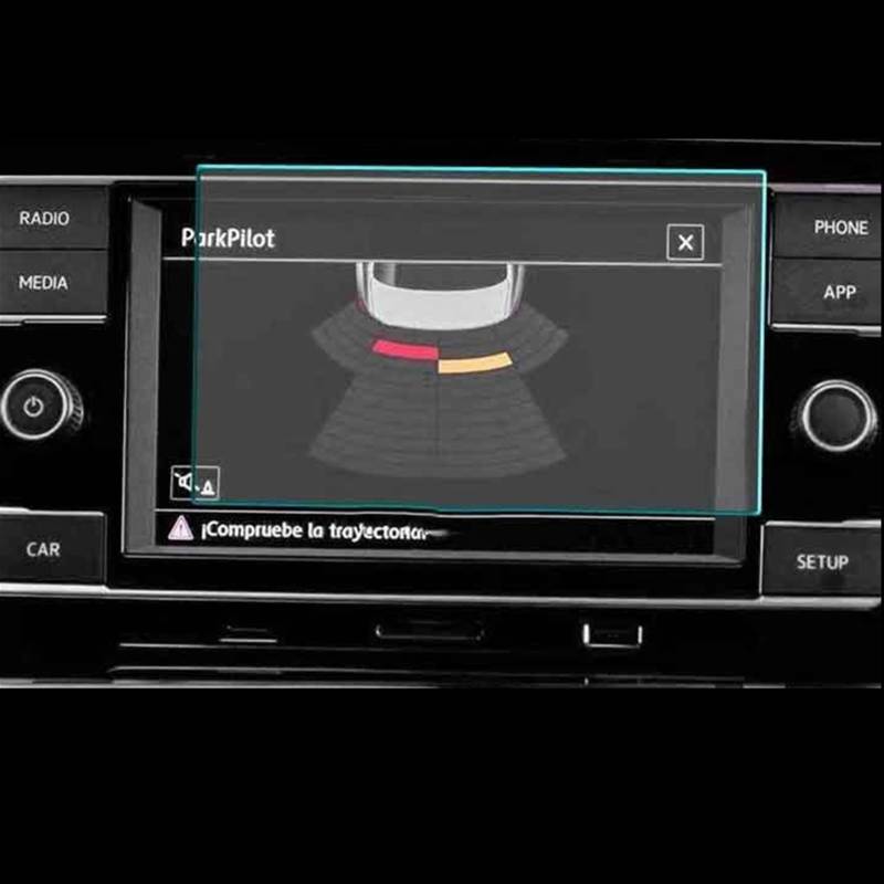 CLWYWUL Navigation AR Schutzfolie 6,5 Zoll Kompatibel Mit Virtus 2019 Autoradio GPS-Navigation Gehärtetes Glas Displayschutzfolie Innen Anti-Fingerabdruck-Folie von CLWYWUL