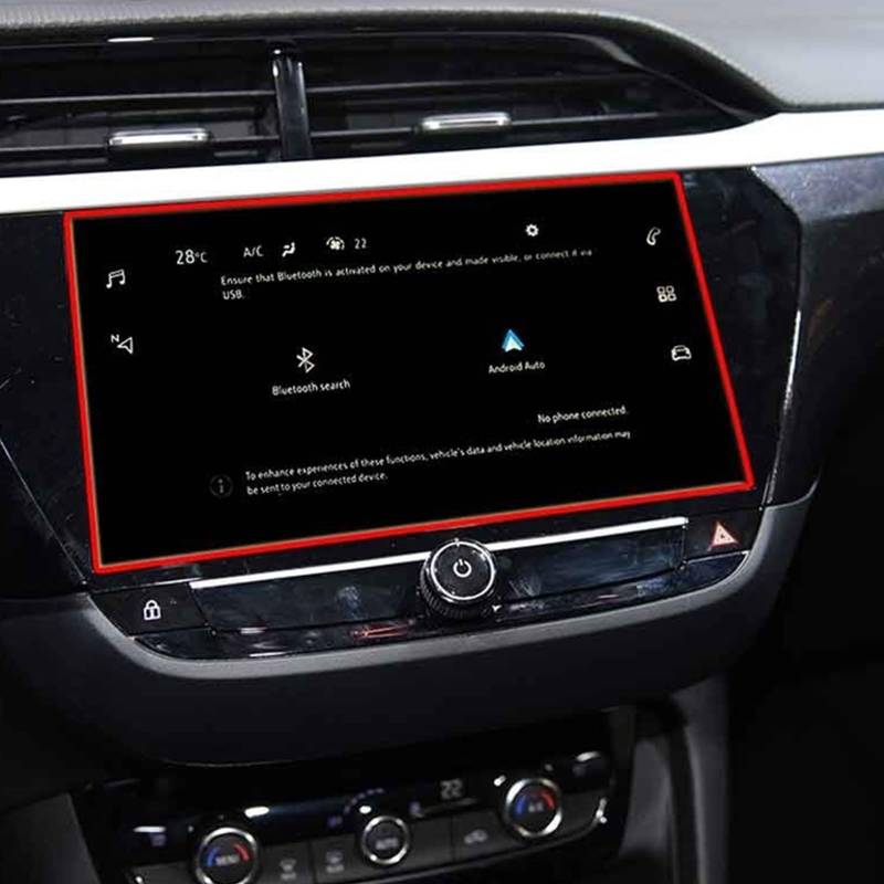 CLWYWUL Navigation AR Schutzfolie 7 Zoll Kompatibel Mit Opel Für Corsa GS Für Line Für Corsa F 2020 2021 Auto Infotainment Radio GPS Navigation Displayschutzfolie Aus Gehärtetem Glas von CLWYWUL