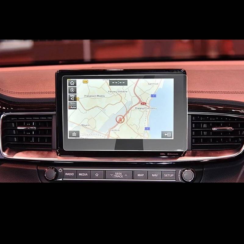 CLWYWUL Navigation AR Schutzfolie 8 Zoll Kompatibel Mit K&ia Für Ceed CD GT Für Tellu Ride 2019 2020 Auto-Navigations-Displayschutzfolie Auto-Innenraum Aus Gehärtetem Glas Film Refit von CLWYWUL