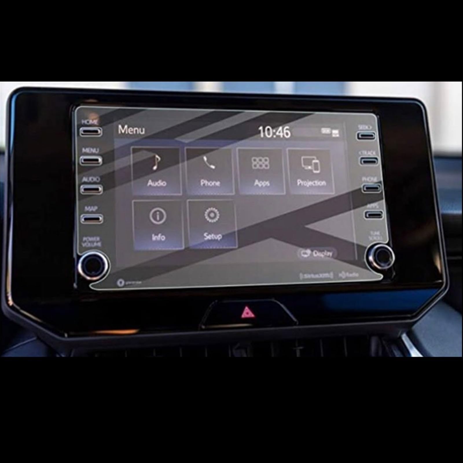 CLWYWUL Navigation AR Schutzfolie 8 Zoll Kompatibel Mit Toyota Für Venza 2021 2022 Autoradio GPS Navigationssteuerung Display Bildschirm Gehärtetes Glas Displayschutzfolie Innenraum von CLWYWUL
