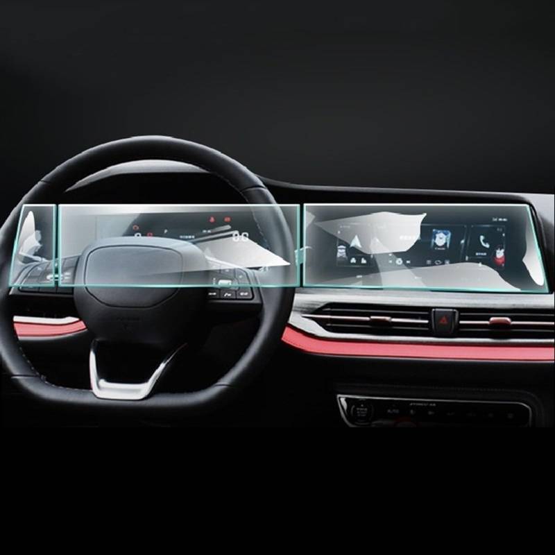 CLWYWUL Navigation AR Schutzfolie Kompatibel Mit Changan Für CS35 Für Plus 2022 2023, Auto-GPS-Navigation, Schutzfolie, LCD-Bildschirm, Gehärtetes Glas, Anti-Fingerabdruck-Folie, Refit(A 1 Set) von CLWYWUL