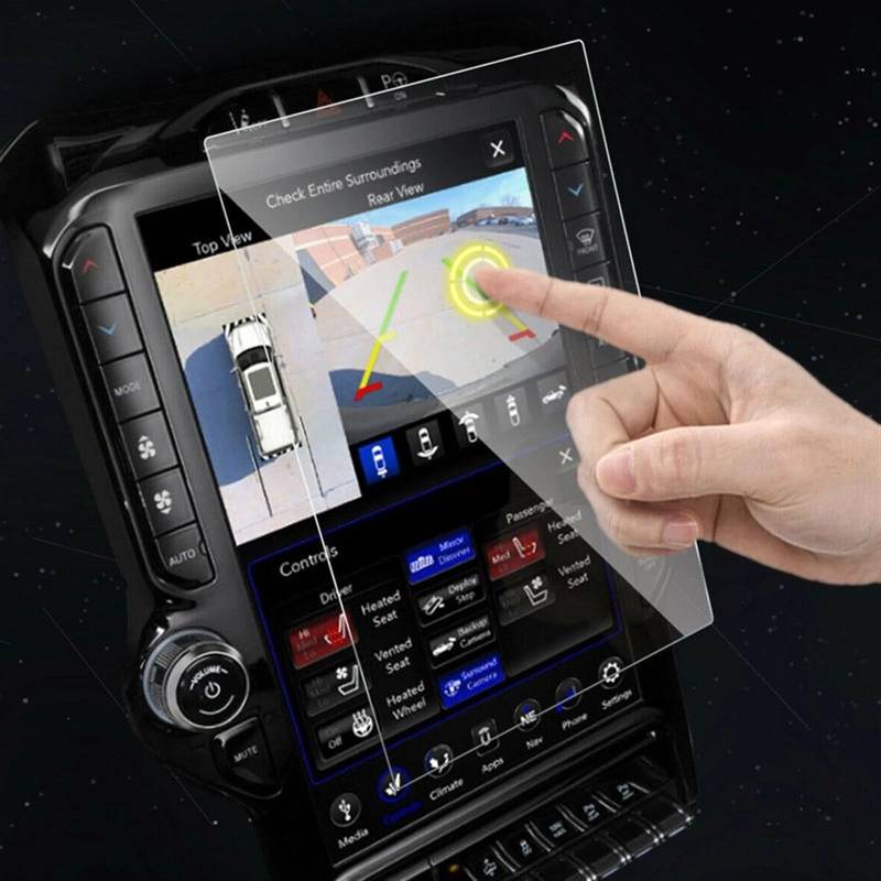 CLWYWUL Navigation AR Schutzfolie Kompatibel Mit Dodge Für RAM 1500 2500 3500 2019 2020 2021, Autoteile, Auto-Navigation, Displayschutzfolie Aus Gehärtetem Glas, Wasserfest von CLWYWUL