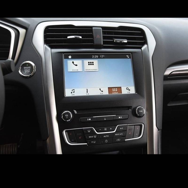 CLWYWUL Navigation AR Schutzfolie Kompatibel Mit Fusion Für Mondeo 2013 2014 2015 2016 2017 2018 2019 Auto-GPS-Navigationsfolie LCD-Bildschirm Gehärtetes Glas Schutzfolie Refit(color1) von CLWYWUL