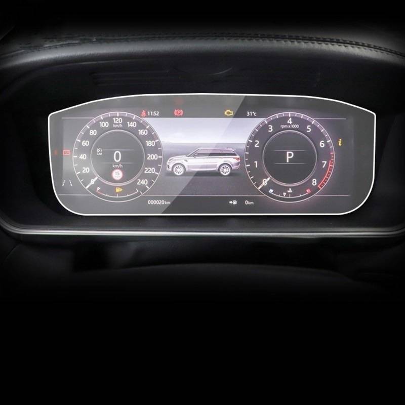 CLWYWUL Navigation AR Schutzfolie Kompatibel Mit Land Für Range Für Rover Für Velar 2017 2018 2019 2020 2021 2022 2023 Auto GPS Navigation Schutzfolie LCD Displayschutzfolie(D) von CLWYWUL