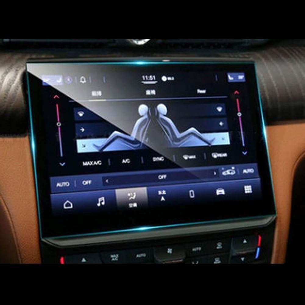 CLWYWUL Navigation AR Schutzfolie Kompatibel Mit Maserati Für Quattroporte 2021, Autoradio-Navigation, Innenraum, Auto, Auto, GPS-Navigation, Displayschutzfolie Aus Gehärtetem Glas von CLWYWUL