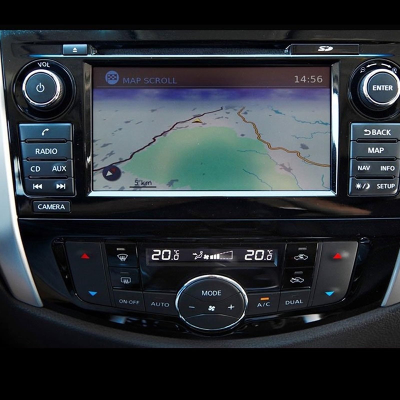 CLWYWUL Navigation AR Schutzfolie Kompatibel Mit Nissan Für Navara NP300 Für Frontier D23 2015-heute Auto-Styling GPS-Navigationsbildschirmfolie Armaturenbrett-Anzeigefolie Innenraum(172mmx103mm) von CLWYWUL