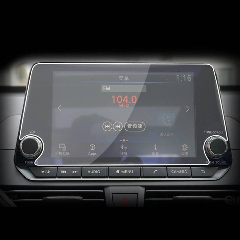 CLWYWUL Navigation AR Schutzfolie Kompatibel Mit Nissan Für Teana Für Sylphy Für Altima Auto-GPS-Navigationsfolie LCD-Bildschirm Gehärtetes Glas Schutzfolie Innenraum Autoteile(2 PCS) von CLWYWUL