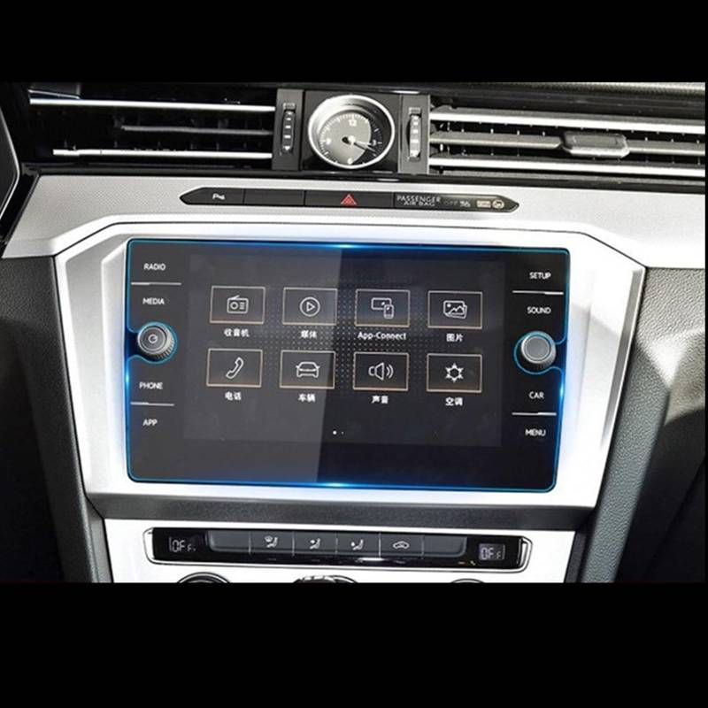 CLWYWUL Navigation AR Schutzfolie Kompatibel Mit Variant GTE 2018 2019, Auto-GPS-Navigationsfolie, LCD-Bildschirm, Gehärtetes Glas, Schutzfolie, Anti-Fingerabdruck-Folie, 9,2 Zoll(8 inch A) von CLWYWUL