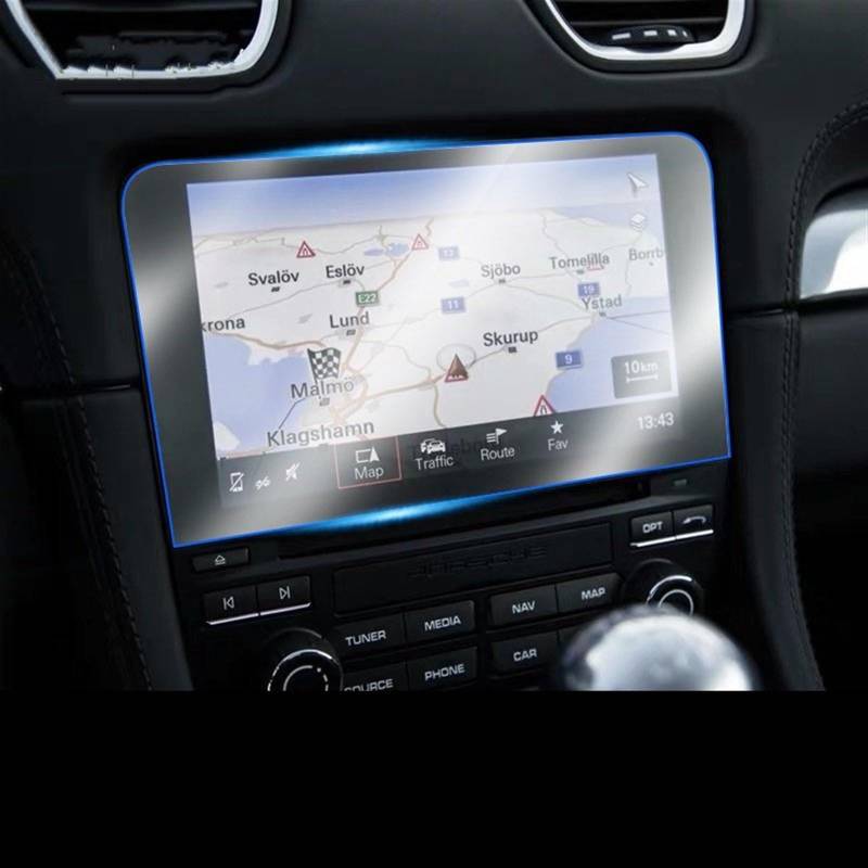 CLWYWUL Navigation AR Schutzfolie Kompatibel mit 911 718 für Boxster für Cayman 2016 2017 2018, Auto-GPS-Navigation, LCD-Bildschirm, gehärtetes Glas, Anti-Fingerabdruck-Schutzfolie von CLWYWUL