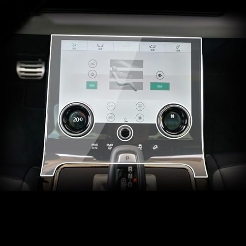 CLWYWUL Navigation AR Schutzfolie Kompatibel mit Land für Range für Rover für Evoque 2019 2020 2021 2022 2023 Auto GPS Navigation Schutzfolie LCD-Bildschirm TPU Film Bildschirm(Style D) von CLWYWUL