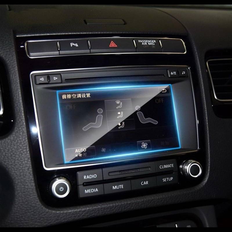 CLWYWUL Navigation AR Schutzfolie Kompatibel mit Touareg 2011 2012 2013 2014 2015 2016 2017 2018 Auto GPS Navigation Schutzfolie LCD-Bildschirm gehärtetes Glas 6,5 8 Zoll(6.5 inch 1PCS) von CLWYWUL