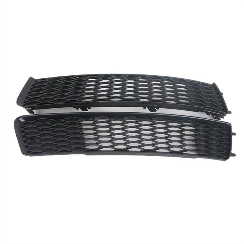 CLWYWUL Nebelscheinwerfer Grill Kompatibel Mit Q7 2009–2015 4L0807697B, Auto-Frontstoßstangengrill, Netzabdeckung, Zierleiste, Lüftungsschlitze, Nebelscheinwerfer, Renngitter, Dekoration(Pair) von CLWYWUL