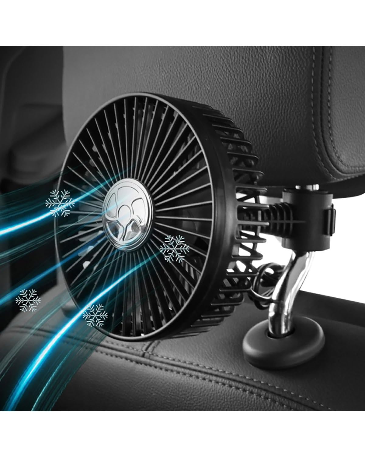 ventilatoren für Auto 1pc 360 Grad Auto Fan Hinten Sitz Ventilador USB Lufterfrischer Klimaanlage Auto Kühler Auto Ventilator von CMLGWL