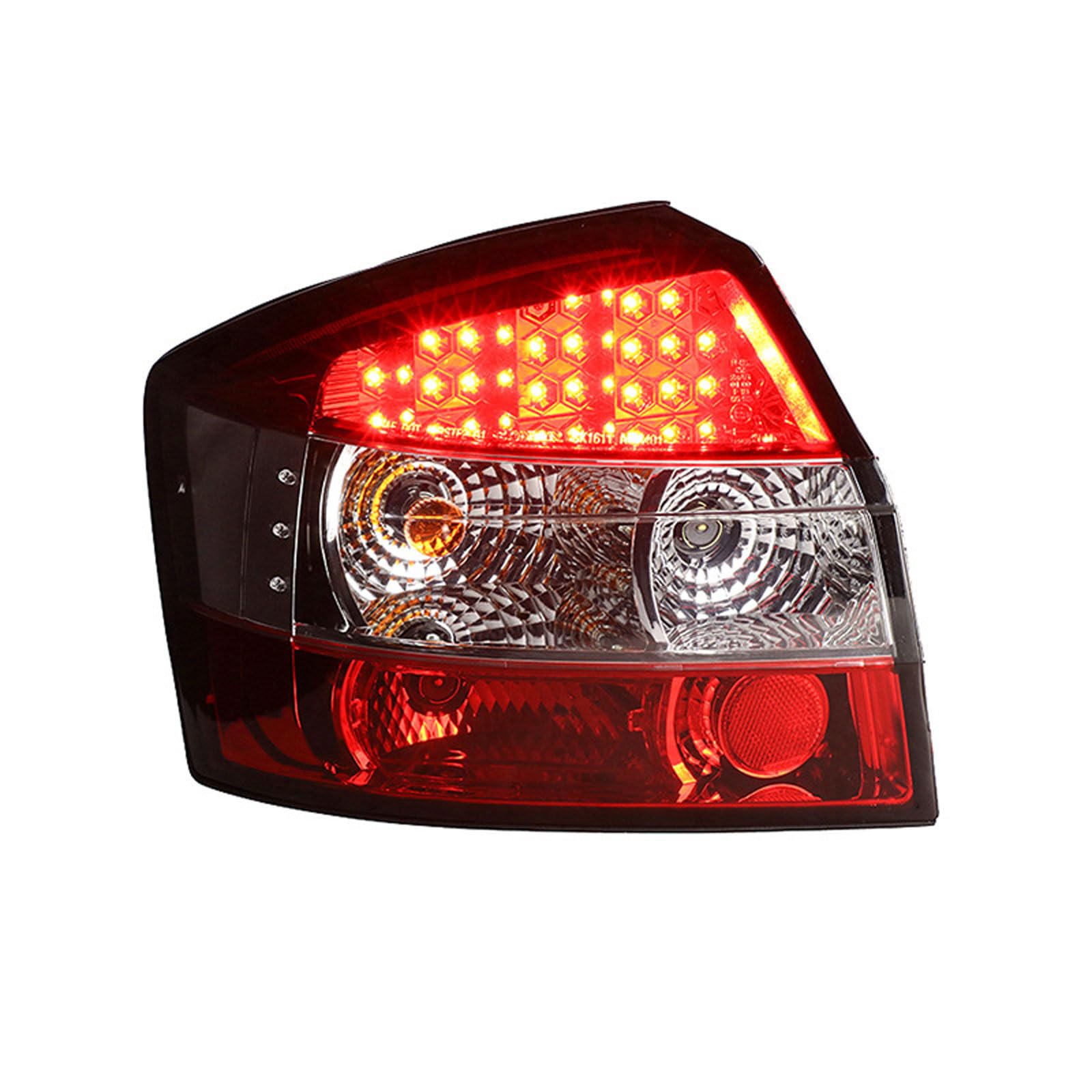 Autorücklichter Für Audi A4 2001-2004, Auto Zubehör Hinten Rücklicht Brems Warnung Lampe Auto Teil Rücklicht Montage,left von CMQISHAN