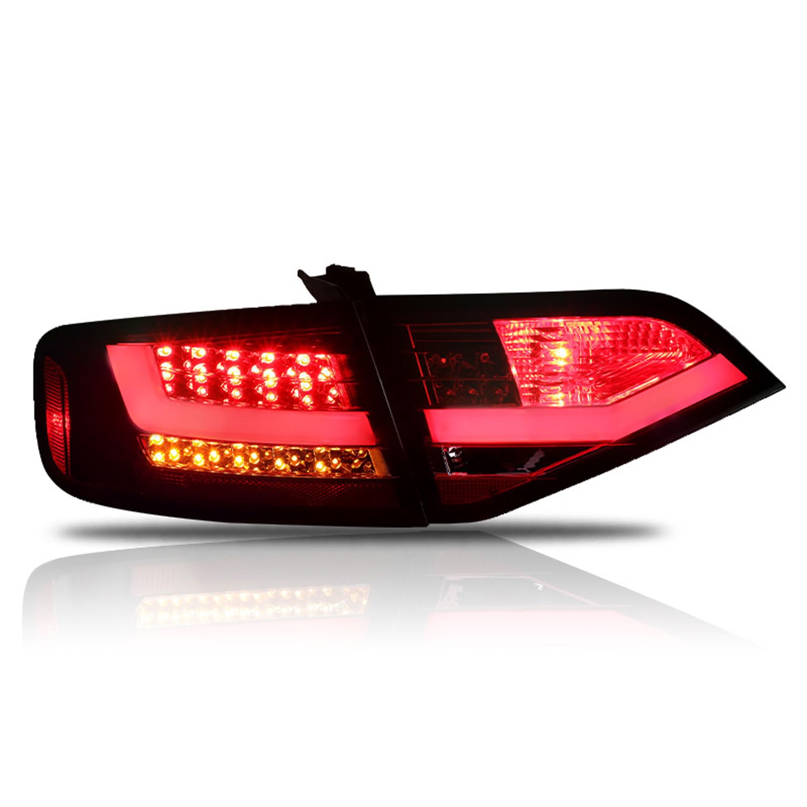 Autorücklichter Für Audi A4L 2009-2012, Auto Zubehör Hinten Rücklicht Brems Warnung Lampe Auto Teil Rücklicht Montage,left von CMQISHAN