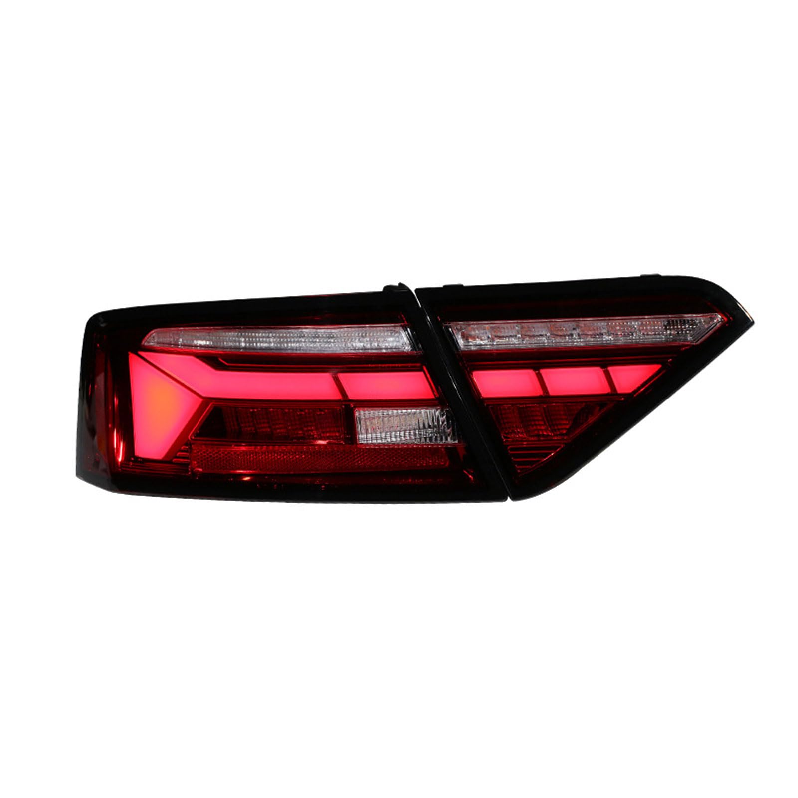 Autorücklichter Für Audi A5 2013-2016, Auto Zubehör Hinten Rücklicht Brems Warnung Lampe Auto Teil Rücklicht Montage,left von CMQISHAN