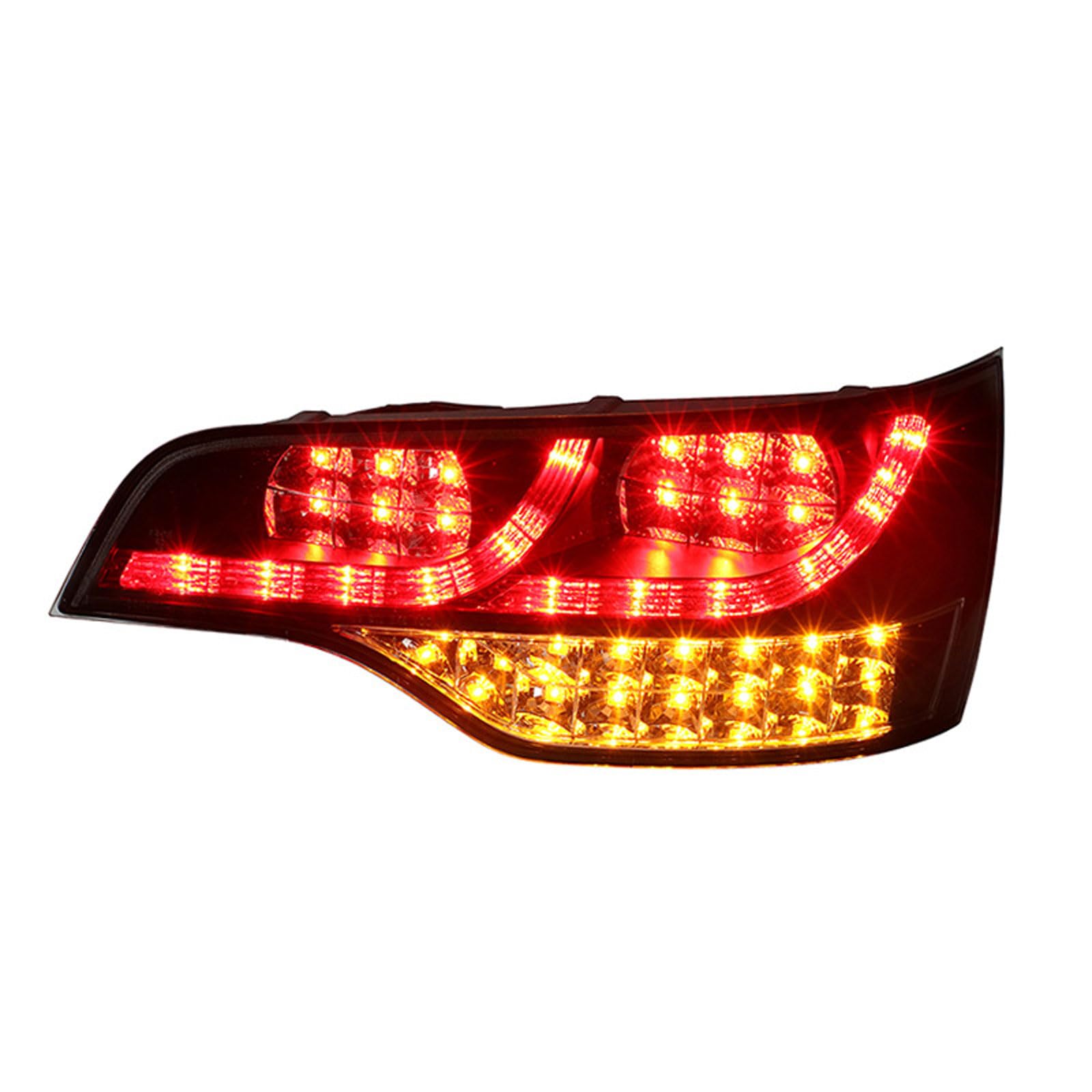 Autorücklichter Für Audi Q7 2006-2010, Auto Zubehör Hinten Rücklicht Brems Warnung Lampe Auto Teil Rücklicht Montage, right von CMQISHAN