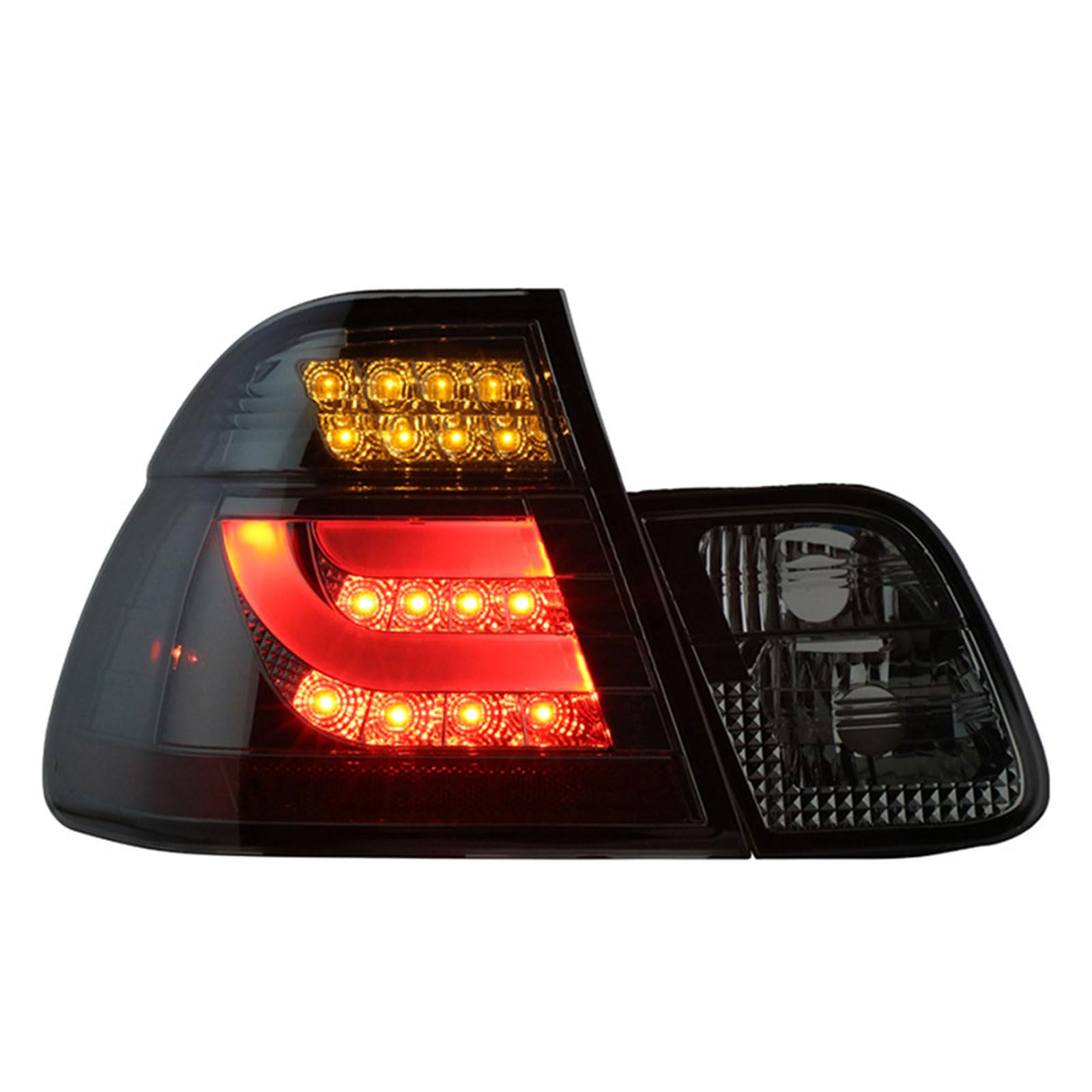 Autorücklichter Für BMW 3 Series E46 2001-2004, Auto Zubehör Hinten Rücklicht Brems Warnung Lampe Auto Teil Rücklicht Montage,left von CMQISHAN