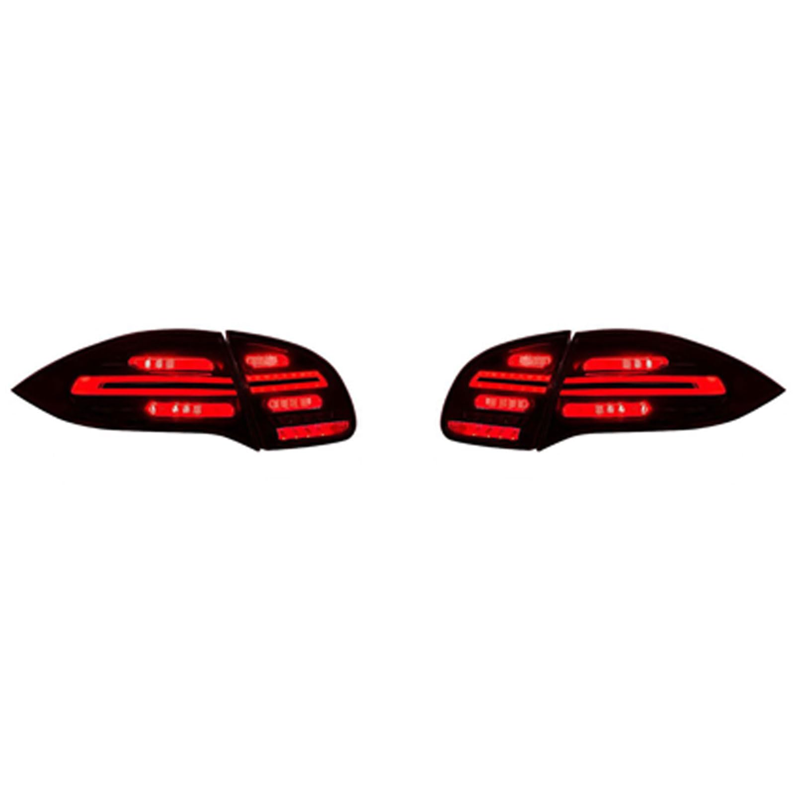 Autorücklichter Für Porsche Cayenne 2011-2014, Auto Zubehör Hinten Rücklicht Brems Warnung Lampe Auto Teil Rücklicht Montage,suite von CMQISHAN