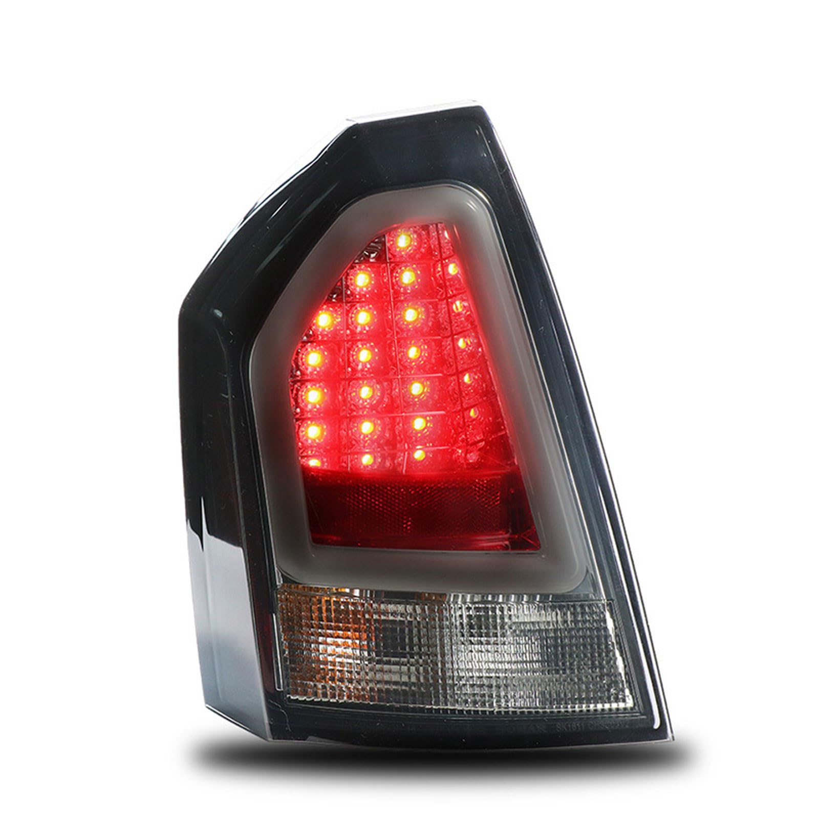 CMQISHAN Autorücklichter Für Chrysler 300C 2005-2010, Auto Zubehör Hinten Rücklicht Brems Warnung Lampe Auto Teil Rücklicht Montage,left von CMQISHAN