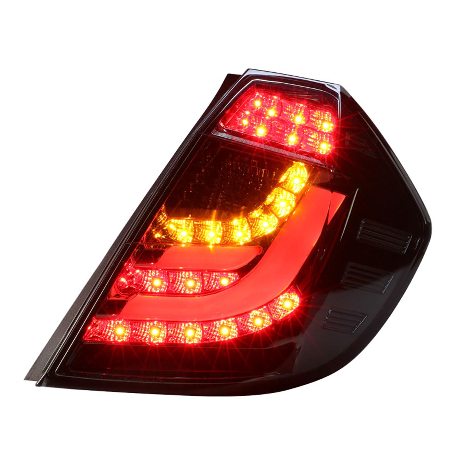 CMQISHAN Autorücklichter Für Fit 2008-2013, Auto Zubehör Hinten Rücklicht Brems Warnung Lampe Auto Teil Rücklicht Montage, right von CMQISHAN