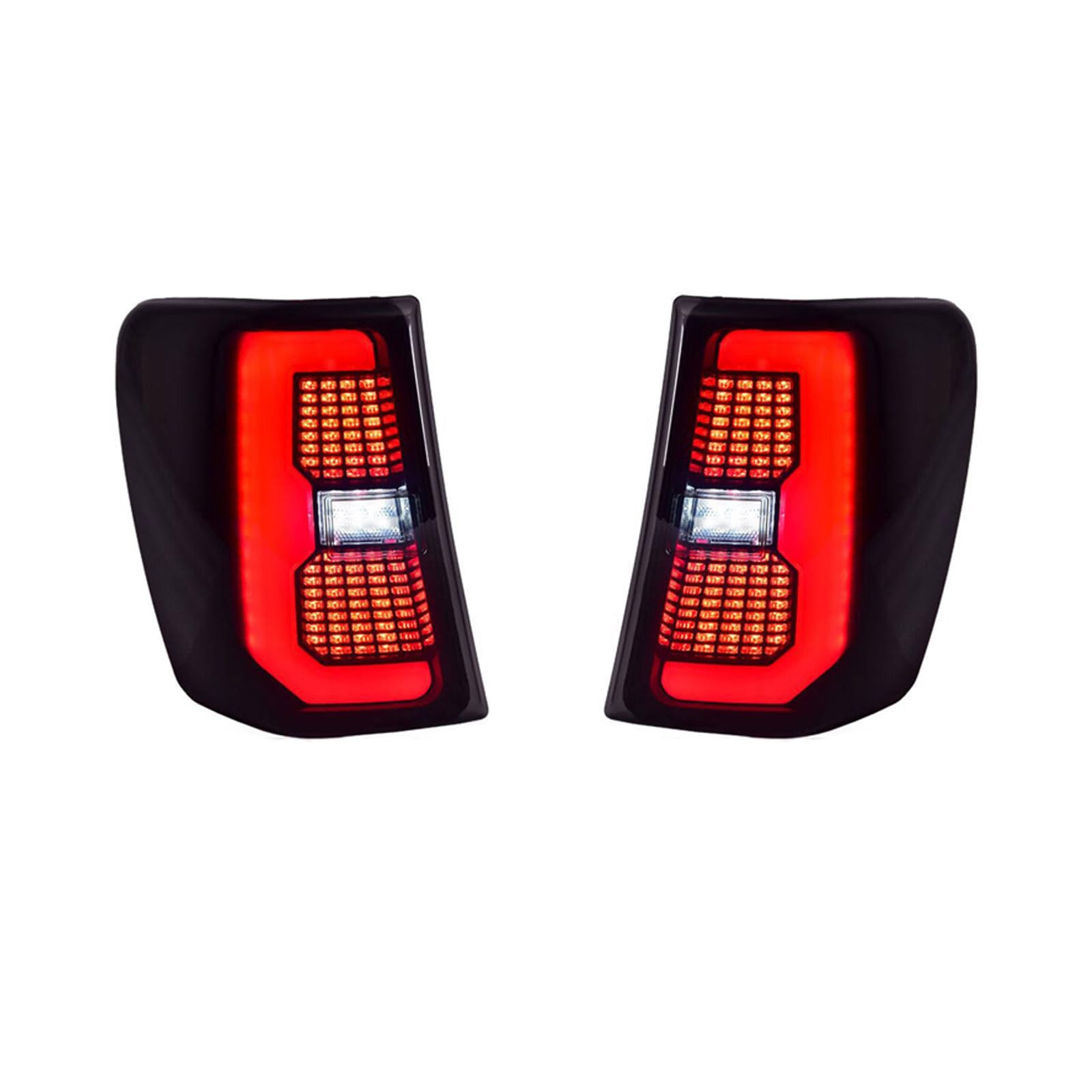 CMQISHAN Autorücklichter Für JEEP Grand Cherokee 1999-2005, Auto Zubehör Hinten Rücklicht Brems Warnung Lampe Auto Teil Rücklicht Montage,suite von CMQISHAN