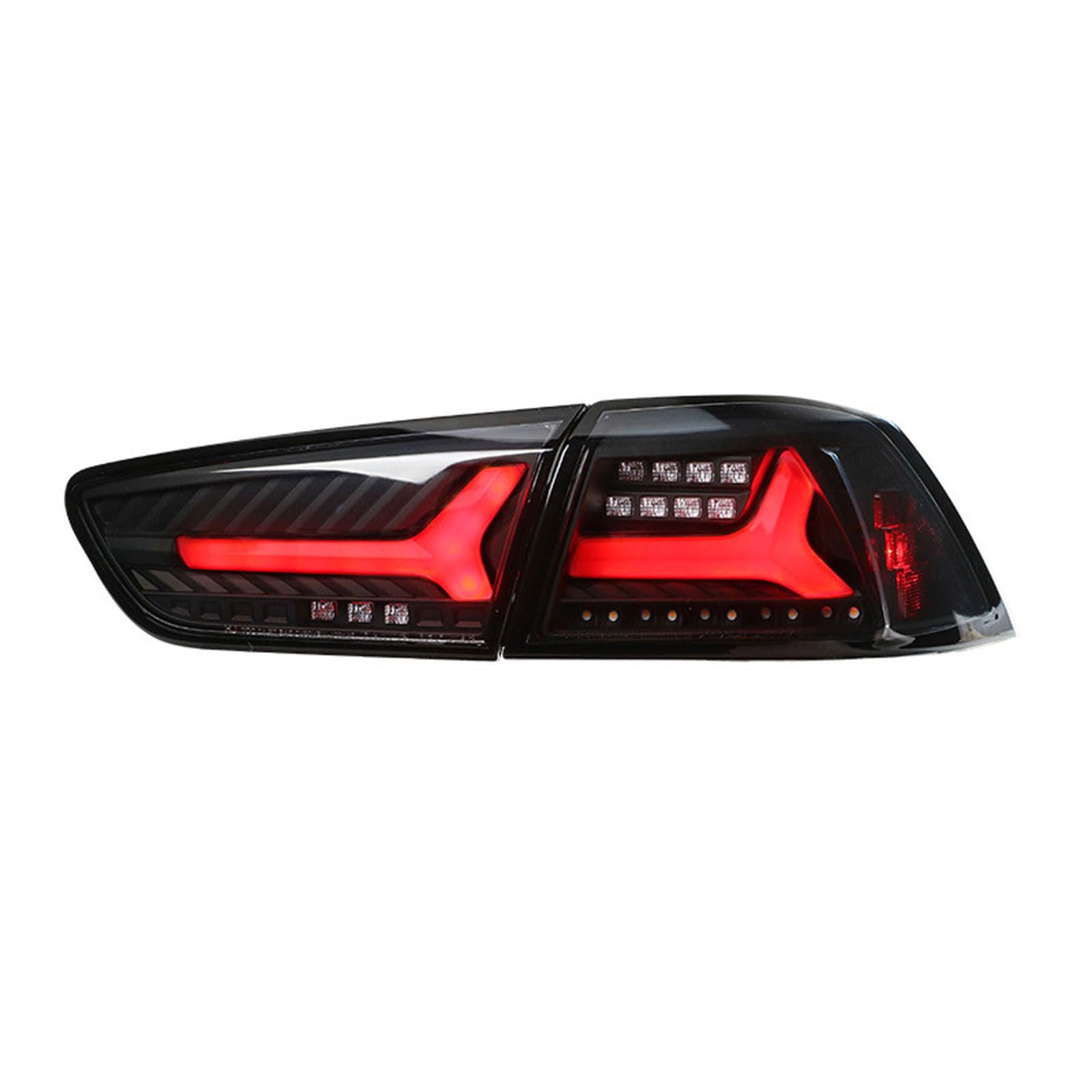 CMQISHAN Autorücklichter Für Lancer EX 2008-2025, Auto Zubehör Hinten Rücklicht Brems Warnung Lampe Auto Teil Rücklicht Montage, right von CMQISHAN