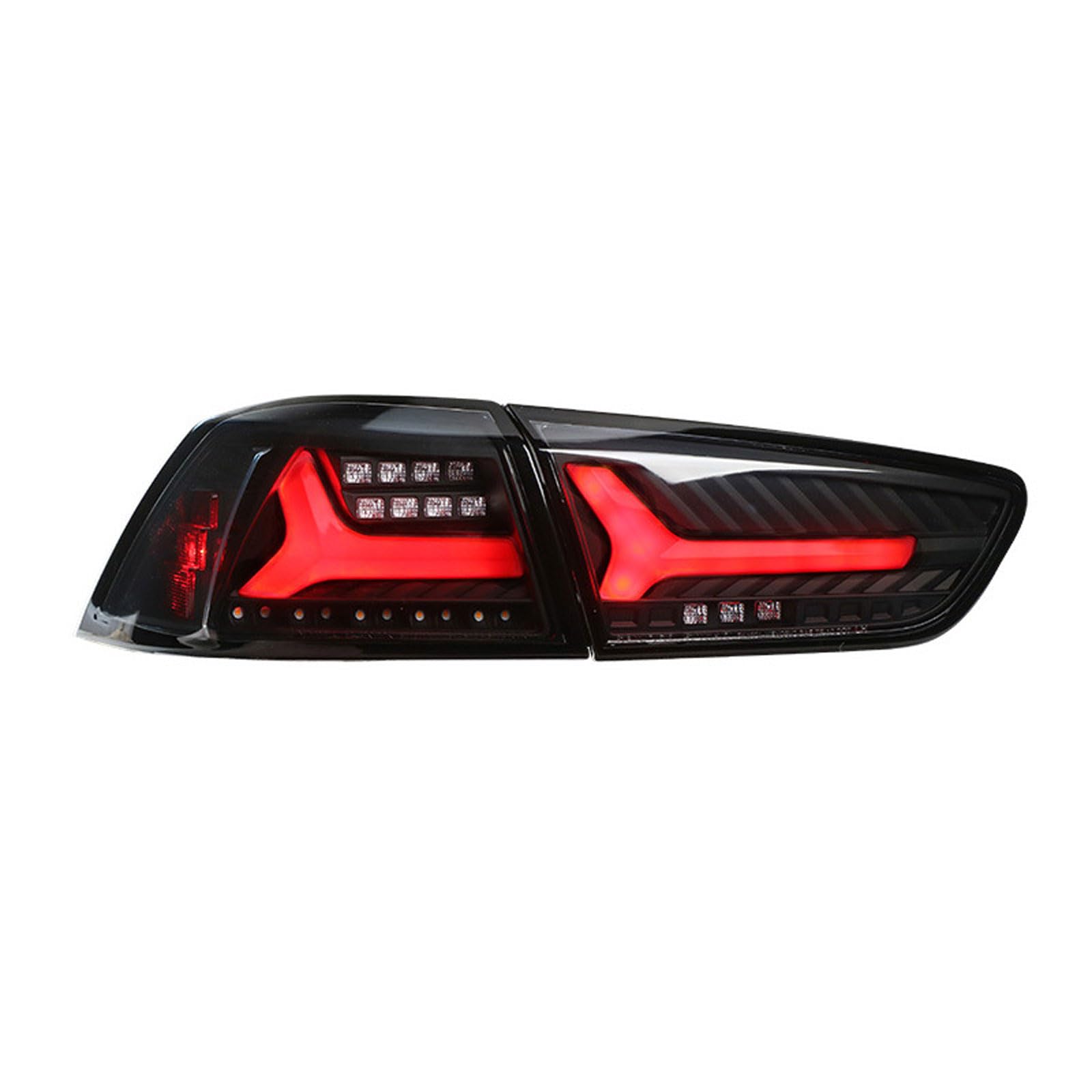 CMQISHAN Autorücklichter Für Lancer EX 2008-2025, Auto Zubehör Hinten Rücklicht Brems Warnung Lampe Auto Teil Rücklicht Montage,left von CMQISHAN